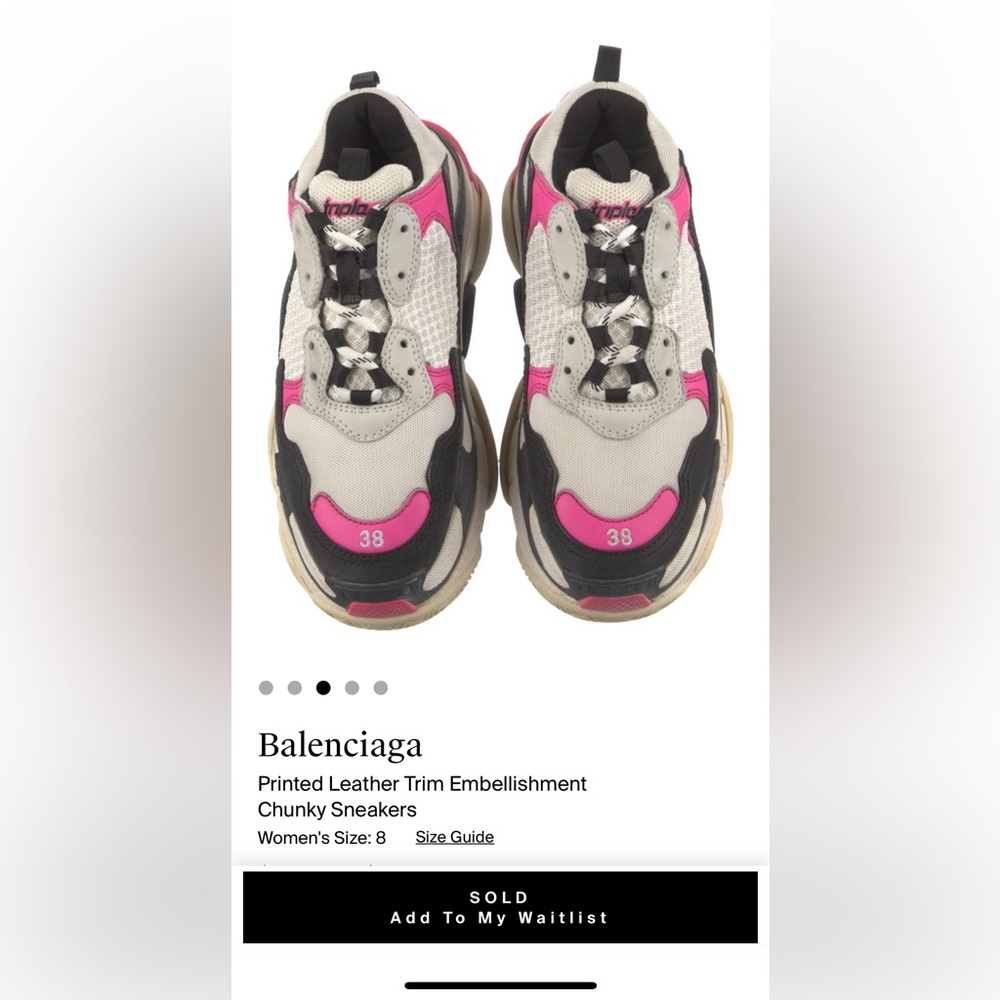 Balenciaga chunky sneakers